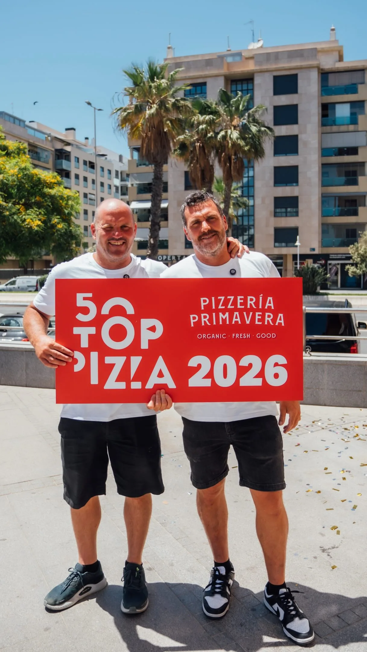 Distinción Top 50 Pizzas Spain en Pizzeria Primavera, tercer año consecutivo
